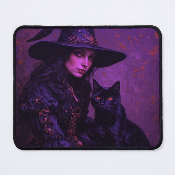 Item preview, Witch and Her Cat designed and sold by TheDarkWardrobe.