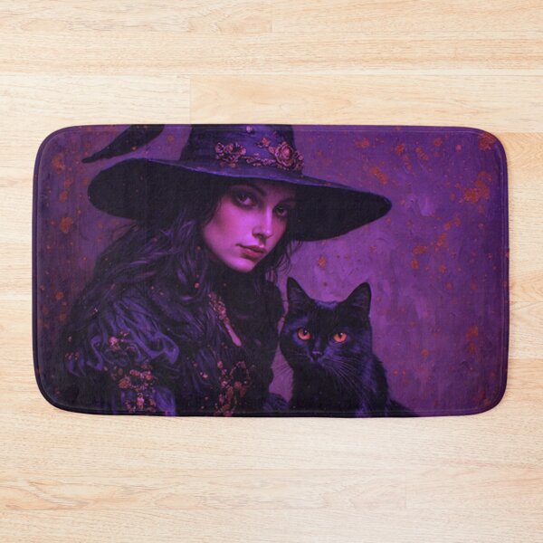 Item preview, Witch and Her Cat designed and sold by TheDarkWardrobe.