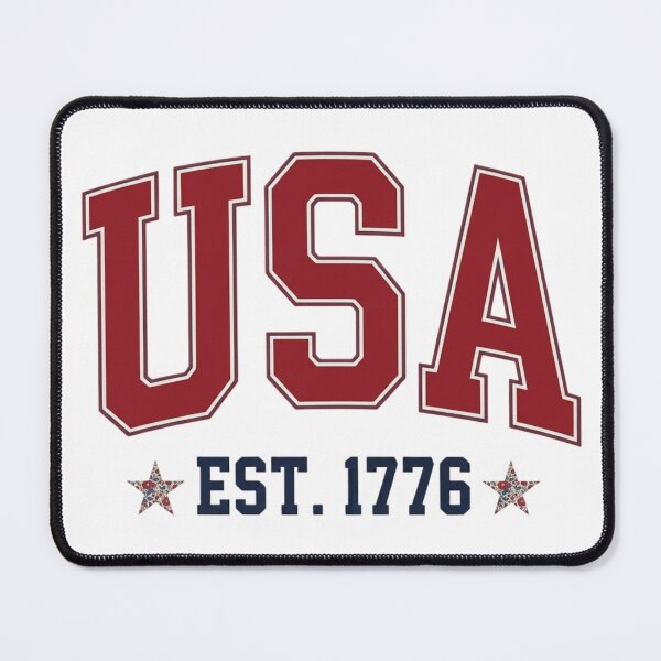 Item preview, USA EST. 1776 Vintage Patriotic Varsity Typography, Independence Day, America 250 Celebration designed and sold by Zizo-DR44.