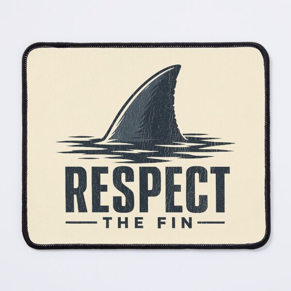 Item preview, Respect the Fin Great White Shark designed and sold by CamaleonDesigns.