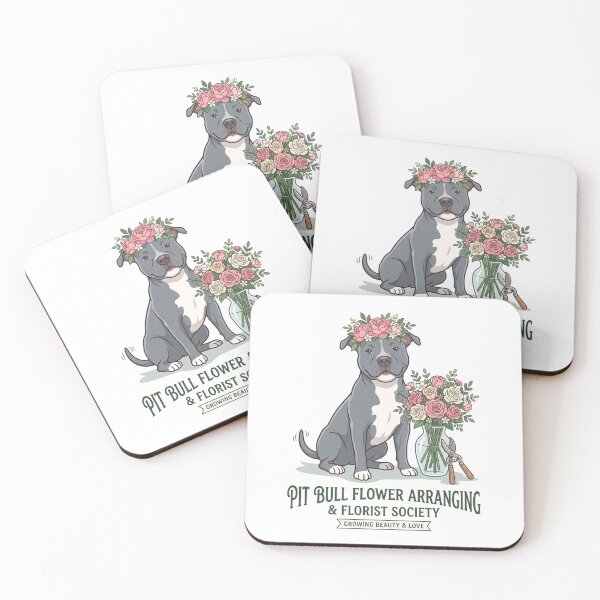 Artikelvorschau, Pitbull-Blumenarrangements-Floristenvereinigung Botanische Pfingstrose entworfen und verkauft von PictoVibe.