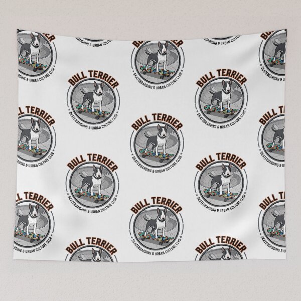 Item preview, Bull Terrier Skateboarding Urban Culture Skateboard Deck Bowl designed and sold by PictoVibe.
