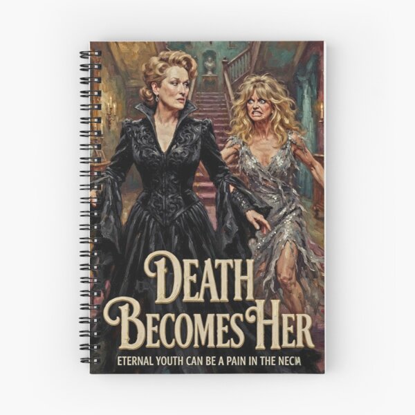 Item preview, Death Becomes Her Retro Dark Comedy Fantasy Tribute Art Movie Poster designed and sold by Art's Diner.