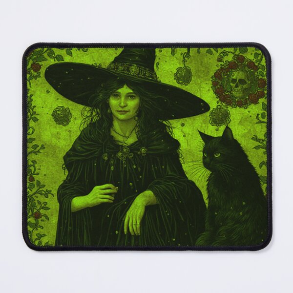 Item preview, Witch and Her Cat designed and sold by TheDarkWardrobe.