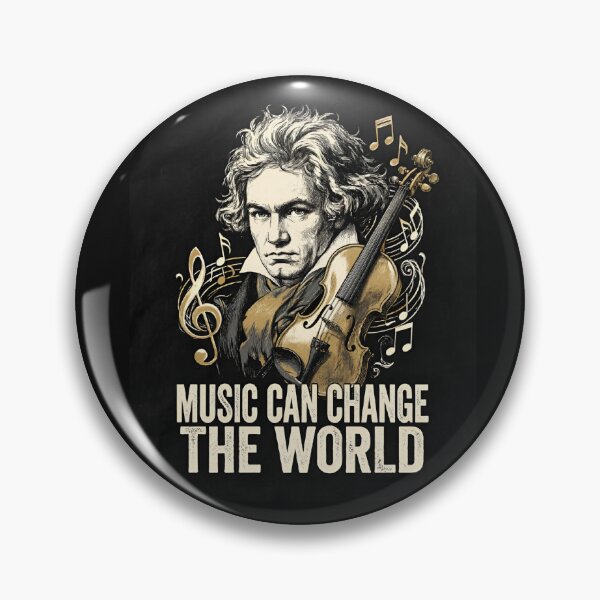 Item preview, Beethoven Music Can Change The World Dark Academia Oil Painting designed and sold by DoReMiStudio.