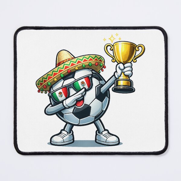 Item preview, Dabbing Soccer Ball Sombrero Cinco de Mayo Mexican Football  designed and sold by QuiteOrbit.