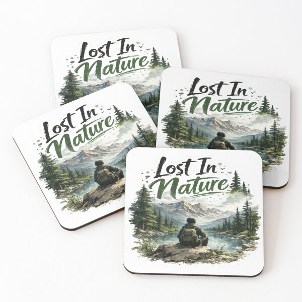 Item preview, Lost In Nature Sticker designed and sold by Genzfirevibes.