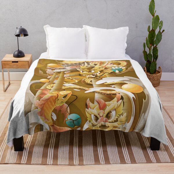 Item preview, 3D Pop Mythological Chinese Dragon Gate Illustration designed and sold by Lexkon Liu's art.