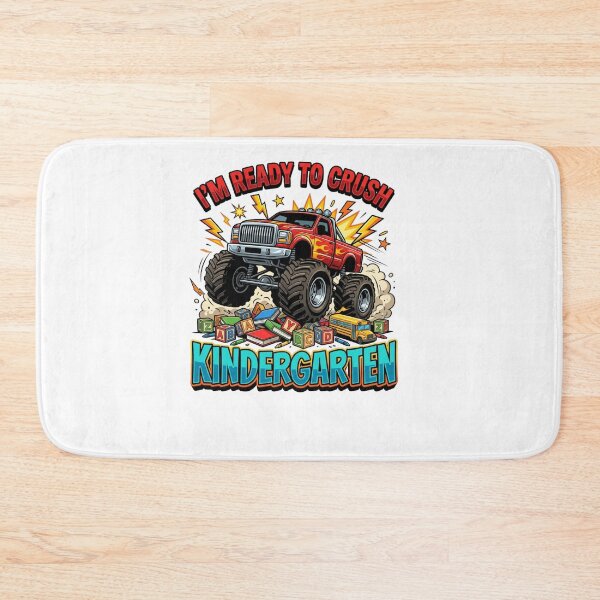 Item preview, Ready To Crush Kindergarten Monster Truck Kids designed and sold by SiarheiYur.