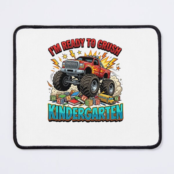 Item preview, Ready To Crush Kindergarten Monster Truck Kids designed and sold by SiarheiYur.