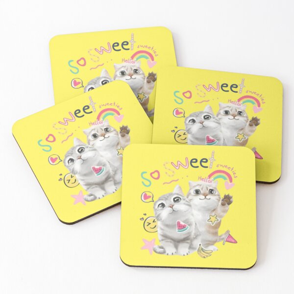 Item preview, So Sweet Kitties - Kawaii Cats and Rainbow Art designed and sold by Kyilestore.