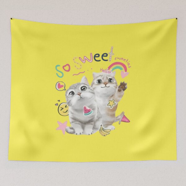 Item preview, So Sweet Kitties - Kawaii Cats and Rainbow Art designed and sold by Kyilestore.