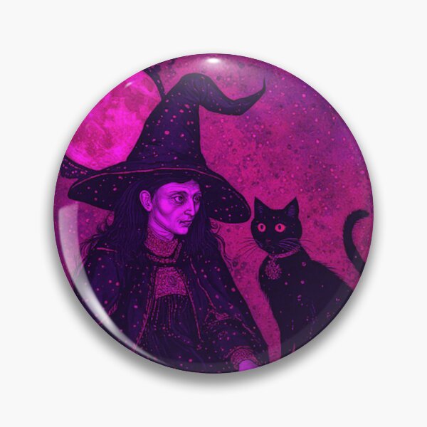 Item preview, Medieval Witch and Her Cat designed and sold by TheDarkWardrobe.