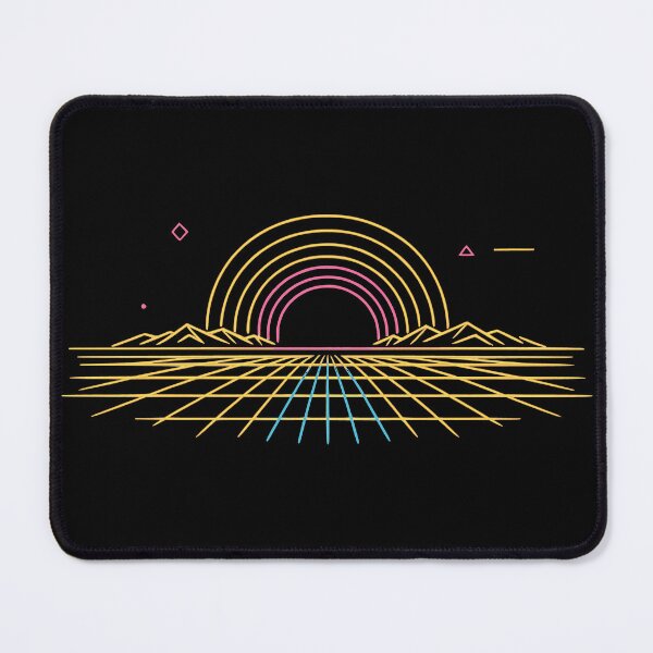Item preview, Minimalist Synthwave Sunrise designed and sold by KungPowUnicorn.