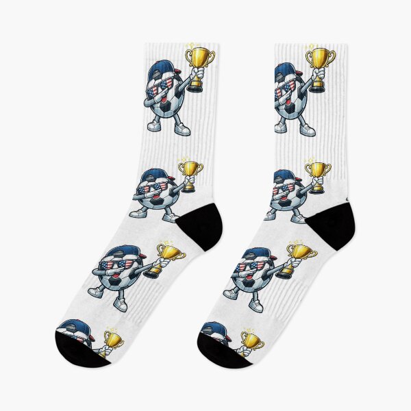 Item preview, Dabbing Soccer Ball American Flag designed and sold by QuiteOrbit.