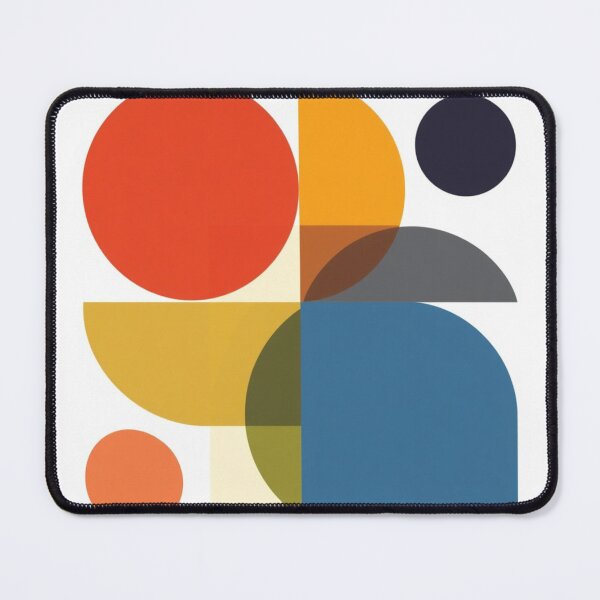 Item preview, Colorful Abstract Geometric Shapes | Mid-Century Modern Minimalist Wall Art designed and sold by Lotus Girl .