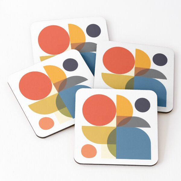 Item preview, Colorful Abstract Geometric Shapes | Mid-Century Modern Minimalist Wall Art designed and sold by Lotus Girl .