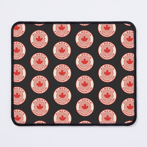 Item preview, Alberta Edmonton Maple Emblem Retro Badge designed and sold by Digital Art Works  Hub.