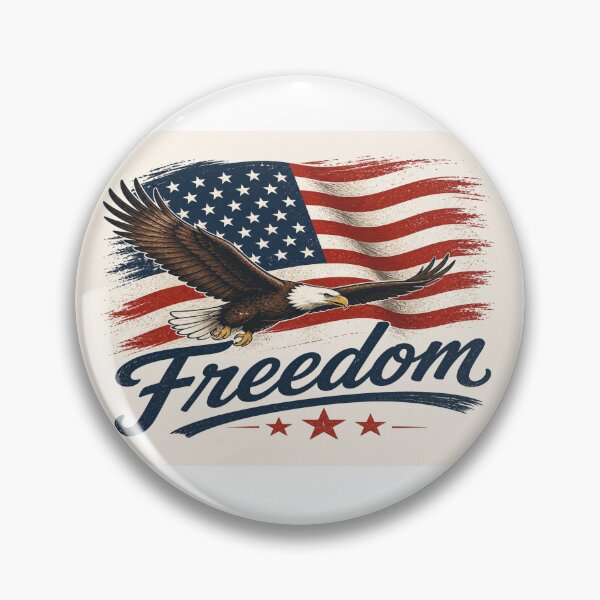 Item preview, Freedom is not free American flag with eagle graphics design background for apparel and digital print   designed and sold by MonoDigitalArt.