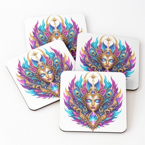 Item preview, Divine Feminine Goddess Mask designed and sold by syotos-ai.