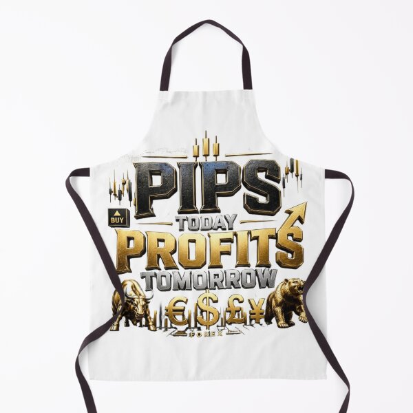 Item preview, Pips Today Profits Tomorrow | Forex Trading Motivation Typography designed and sold by PipForgeStudio .