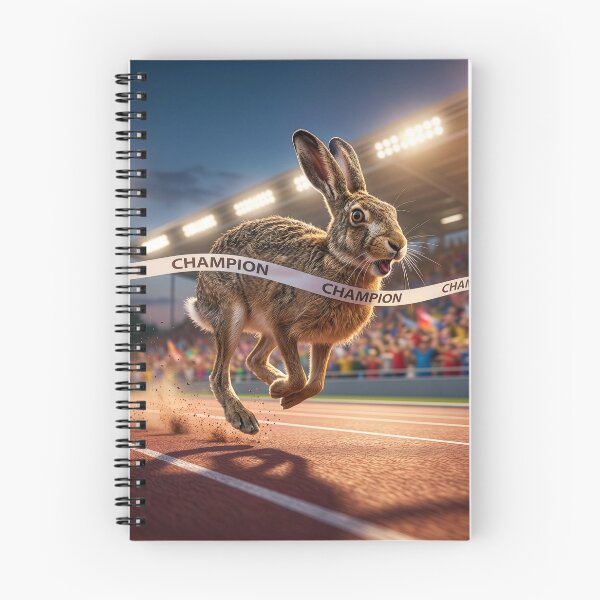 Item preview, Hare Blasts Through the Finish Line designed and sold by Tridentulus.