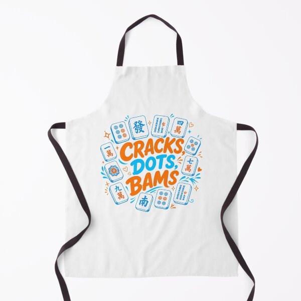 Item preview, Crack Dots Bams, Mahjong Mah Girls, Funny Game designed and sold by vintagearttee.