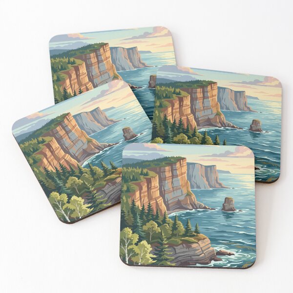 Item preview, Forillon National Park Canada Travel Vintage designed and sold by RareDeerArt.
