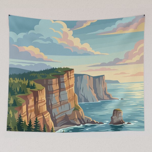 Item preview, Forillon National Park Canada Travel Vintage designed and sold by RareDeerArt.