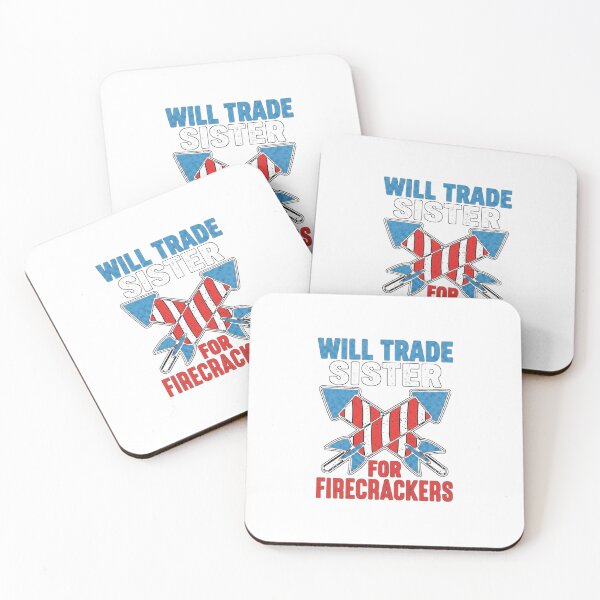 Item preview, Will Trade Sister For Firecrackers Patriotic Vintage designed and sold by SiarheiYur.