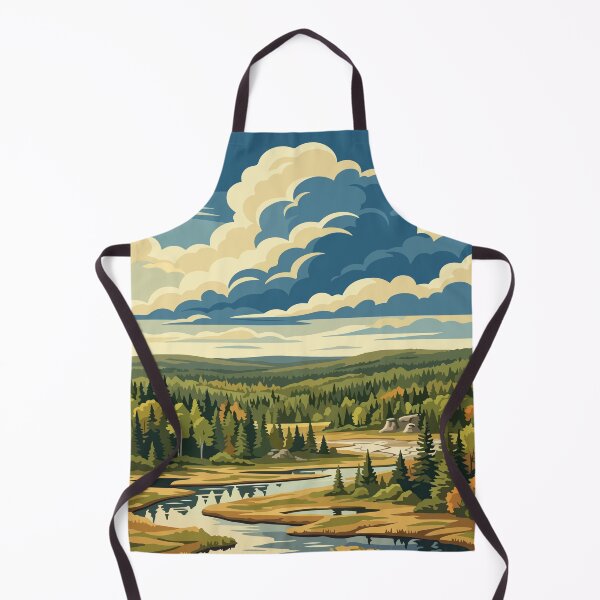Item preview, Wood Buffalo National Park Canada Travel Vintage designed and sold by RareDeerArt.