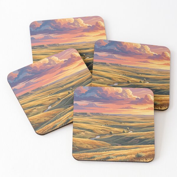 Item preview, Grasslands National Park Canada Travel Vintage designed and sold by RareDeerArt.