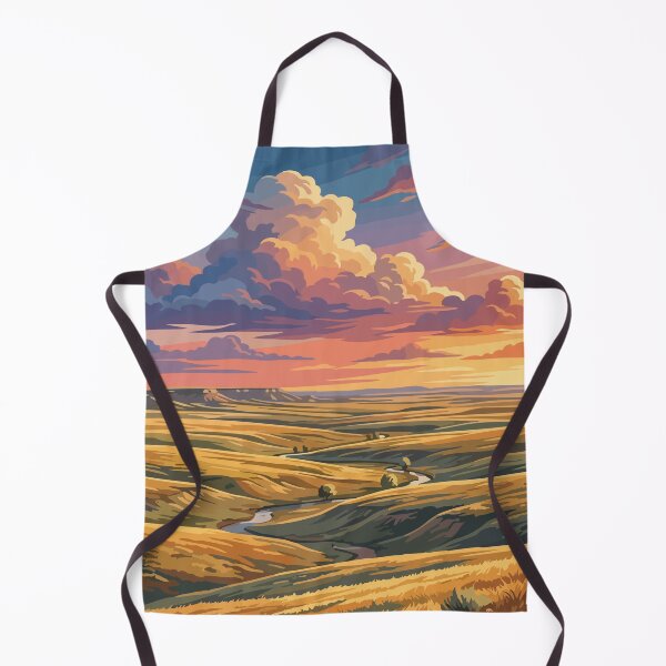 Item preview, Grasslands National Park Canada Travel Vintage designed and sold by RareDeerArt.