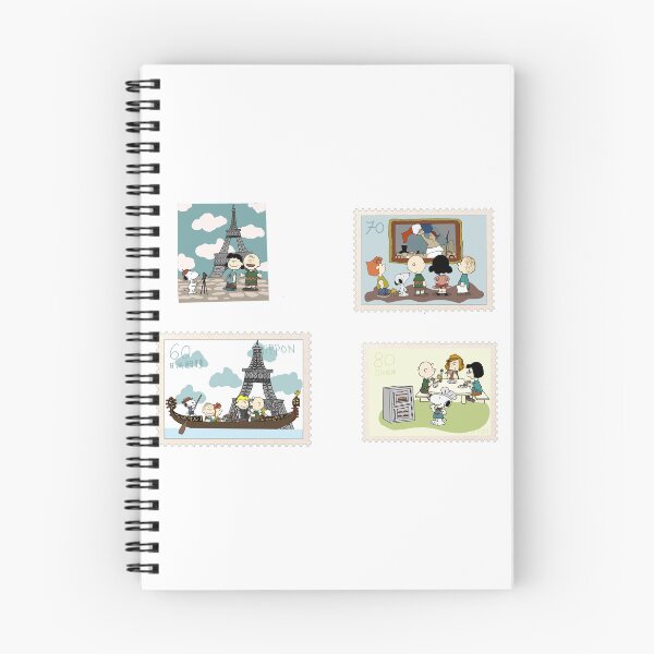Item preview, Paris postcard stamp snoopy designed and sold by Katyslittlestickershop.