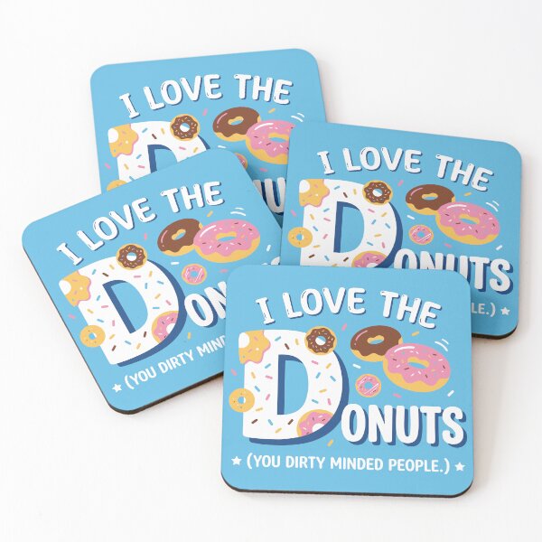 Item preview, I Love Donuts Funny Innuendo Sarcastic Humor designed and sold by Amir Faysal.