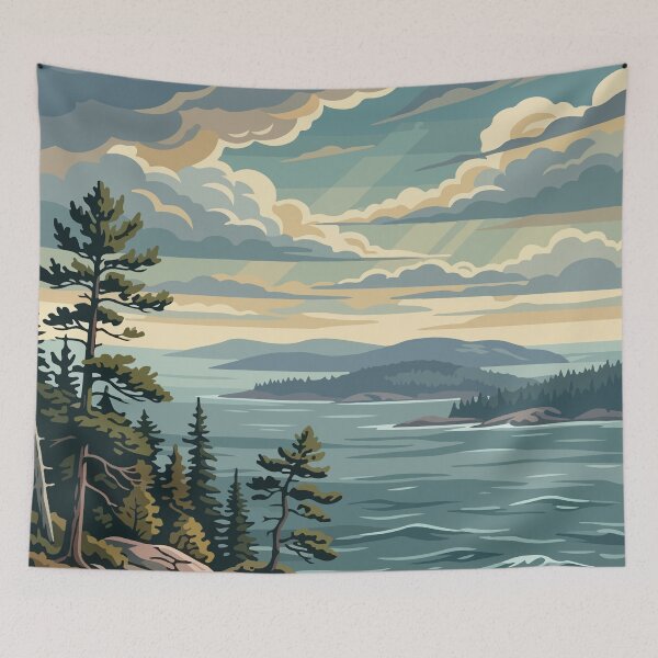 Item preview, Pukaskwa National Park Canada Travel Vintage designed and sold by RareDeerArt.