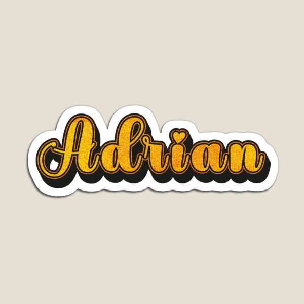 Item preview, Adrian Personalized Name Design with Heart | Funny Custom Gift designed and sold by Watsonarts.