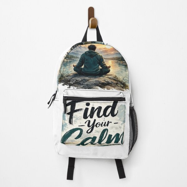 Item preview, Find Your Calm Sticker designed and sold by Genzfirevibes.