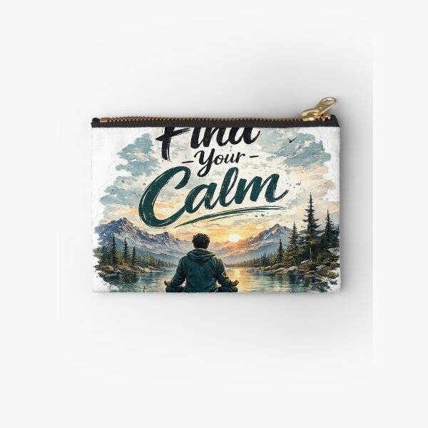 Item preview, Find Your Calm Sticker designed and sold by Genzfirevibes.
