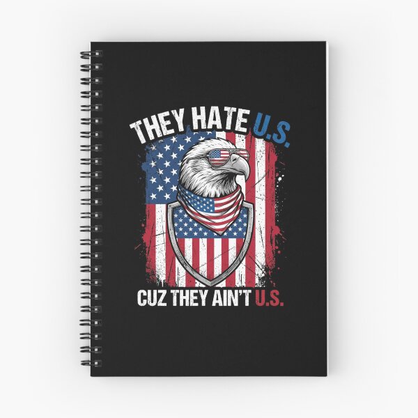Item preview, They Hate US Cuz They Ain't US Eagle Flag designed and sold by SiarheiYur.