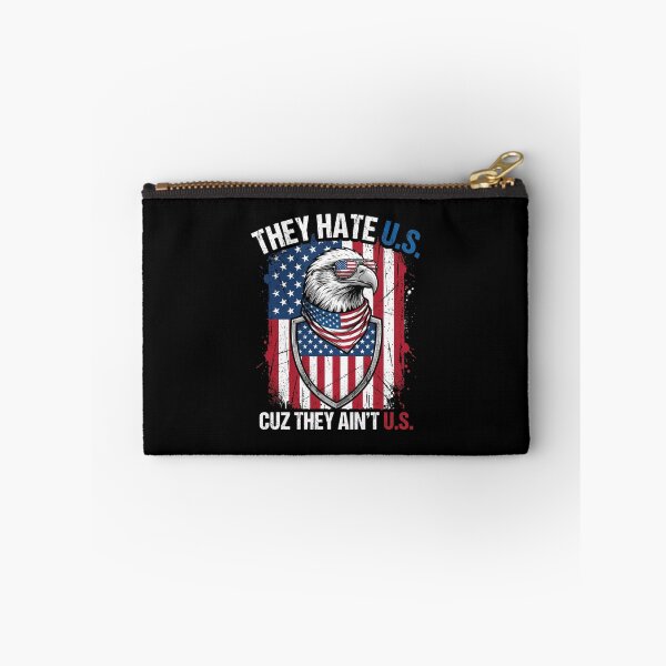Item preview, They Hate US Cuz They Ain't US Eagle Flag designed and sold by SiarheiYur.