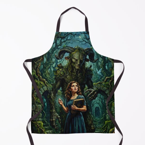 Item preview, Pan's Labyrinth Retro Dark Fantasy Drama El Laberinto del Fauno Tribute Art Movie Poster designed and sold by Art's Diner.