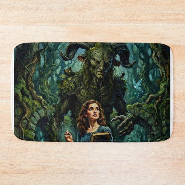 Item preview, Pan's Labyrinth Retro Dark Fantasy Drama El Laberinto del Fauno Tribute Art Movie Poster designed and sold by Art's Diner.