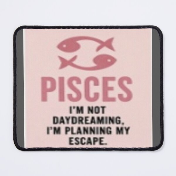 Item preview, pisces I'm not daydreaming typographic zodiac sarcastic design designed and sold by SmashingDeals.