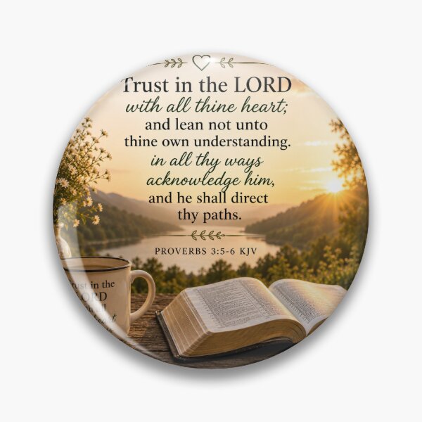 Artikelvorschau, Proverbs 3:5-6 entworfen und verkauft von Kingdom Canvas.