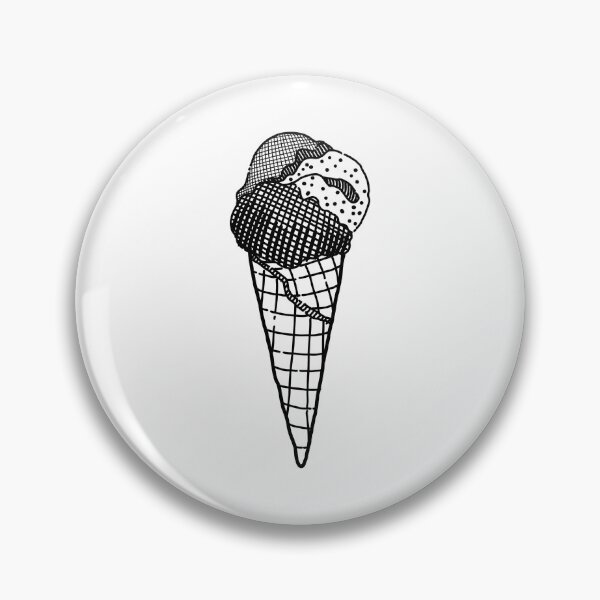 Item preview, Delicious chocolate ice cream with waffle cone  designed and sold by midsketcher.
