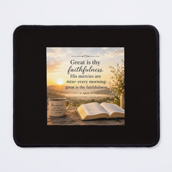 Item preview, Lamentations 3:22-23 designed and sold by Kingdom Canvas.