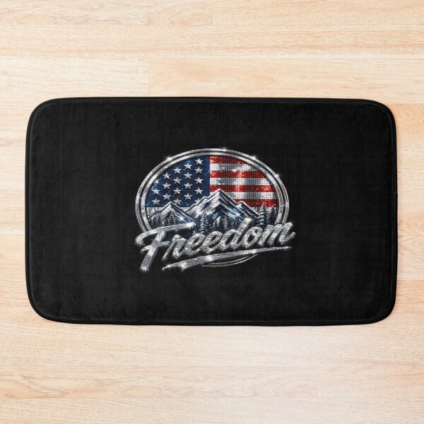 Artikelvorschau, Grafikdesign mit dem Symbol der amerikanischen Flagge für Freiheit | 250. Jahrestag der USA | 4. Juli | Grafikdesign „Freiheit ist nicht kostenlos“ für Bekleidung und Digitaldruck entworfen und verkauft von MonoDigitalArt.