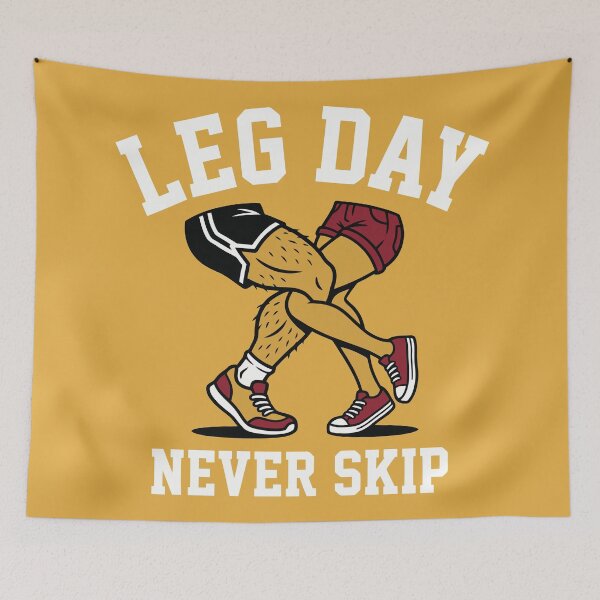 Item preview, Leg Day Never Skip designed and sold by Amir Faysal.