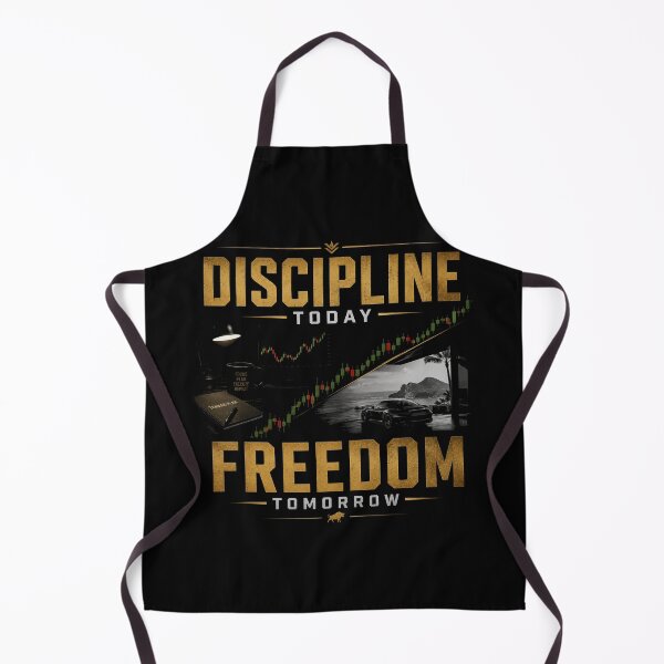 Item preview, Discipline Today Freedom Tomorrow | Forex Trading Motivation Typography designed and sold by PipForgeStudio .